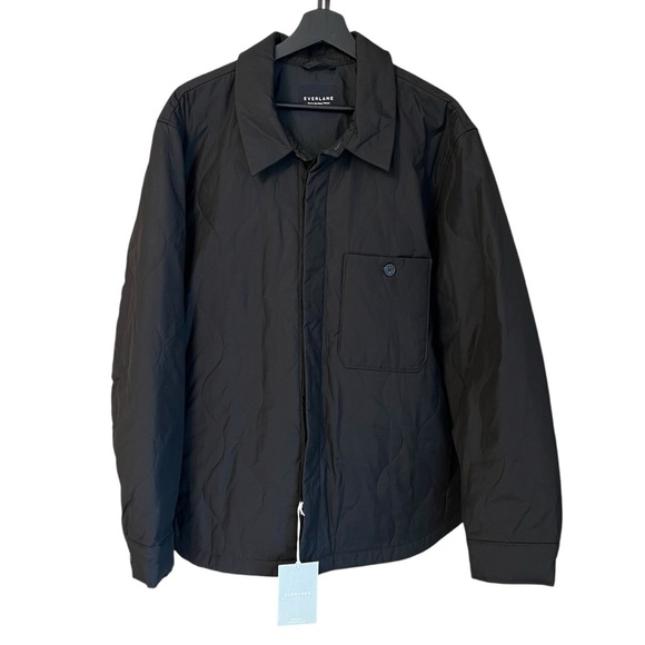 Everlane The Renew Quilted Liner Jacket Black XL NWT Classic Neutral Minimal - Picture 1 of 6